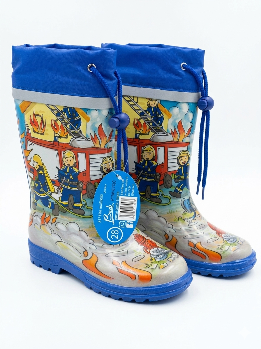 Beck Kinder-Gummistiefel "Fire"