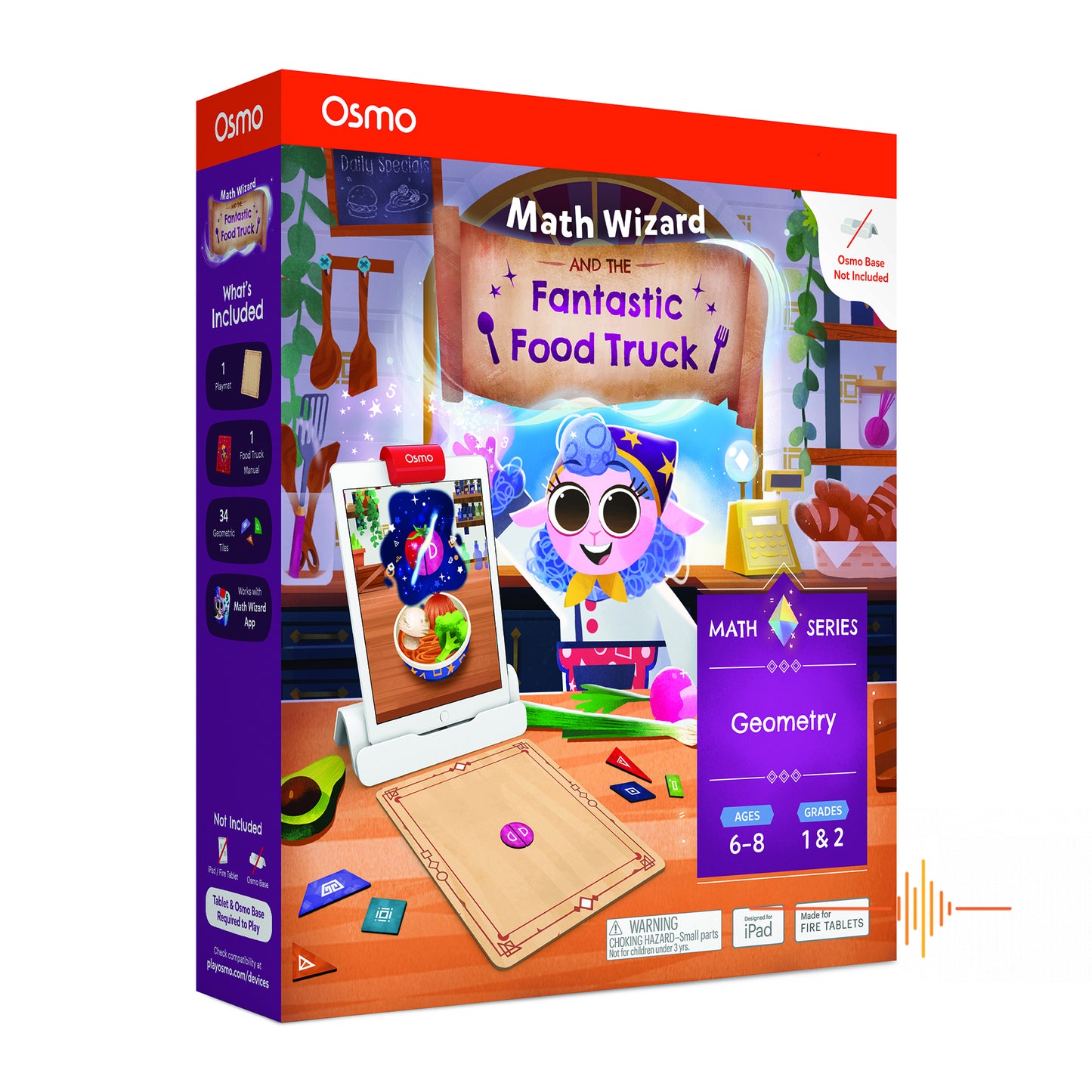 Osmo Math Wizard: Fantastic Food Truck – Geometrie-Lernspiel (6–8 Jahre)