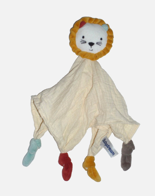 Babydream Schmusetuch Löwe – Musselin/Plüsch