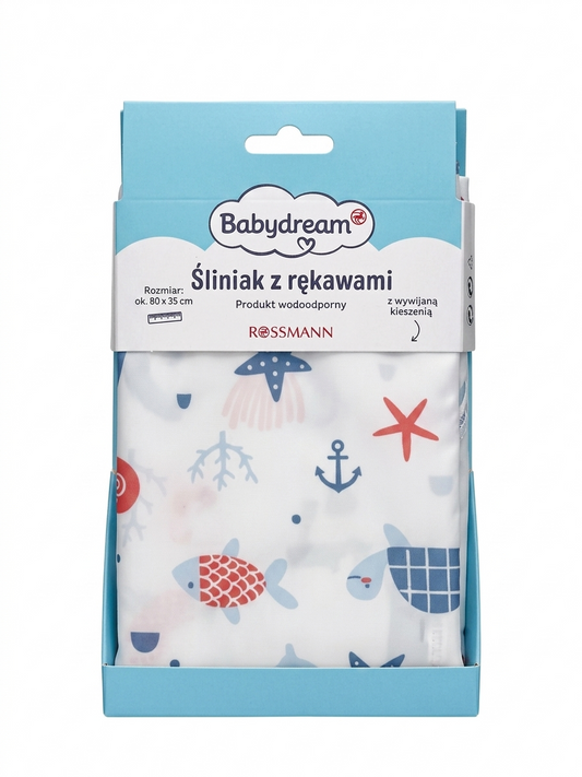 Babydream Malschürze mit Ärmeln – wasserdicht