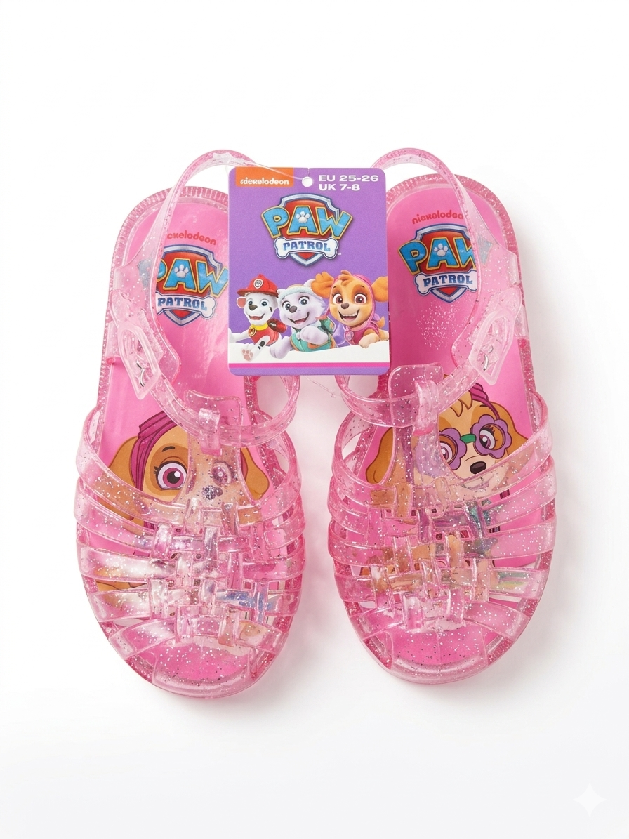 PAW Patrol: Jelly-Sandalen: Glitzernder Wasserspaß