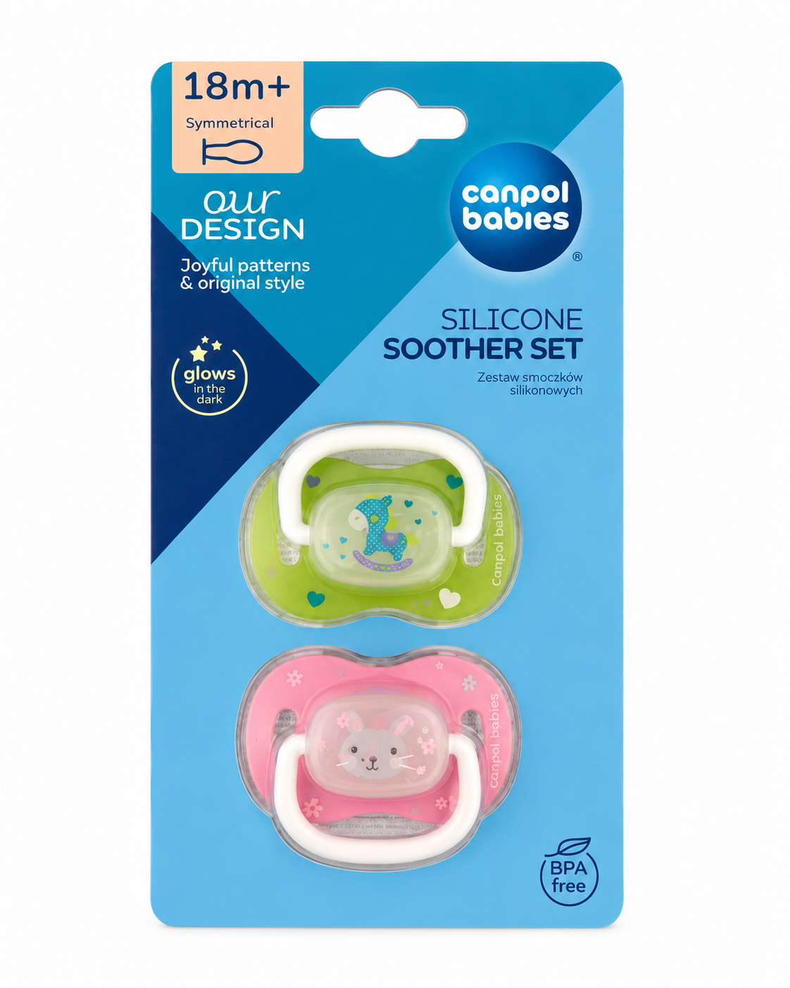 Canpol Babies Silikon-Schnuller (2er-Set)