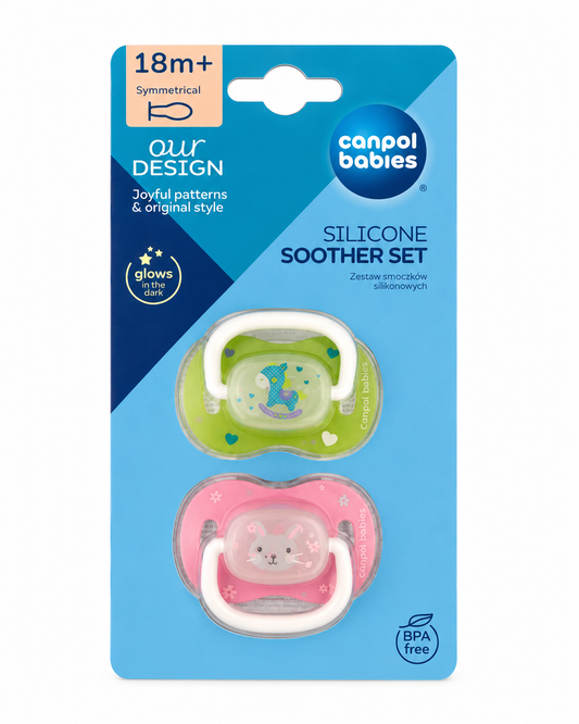 Canpol Babies Silikon-Schnuller (2er-Set)
