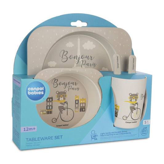 Canpol Babies Geschirrset „Bonjour Paris”
