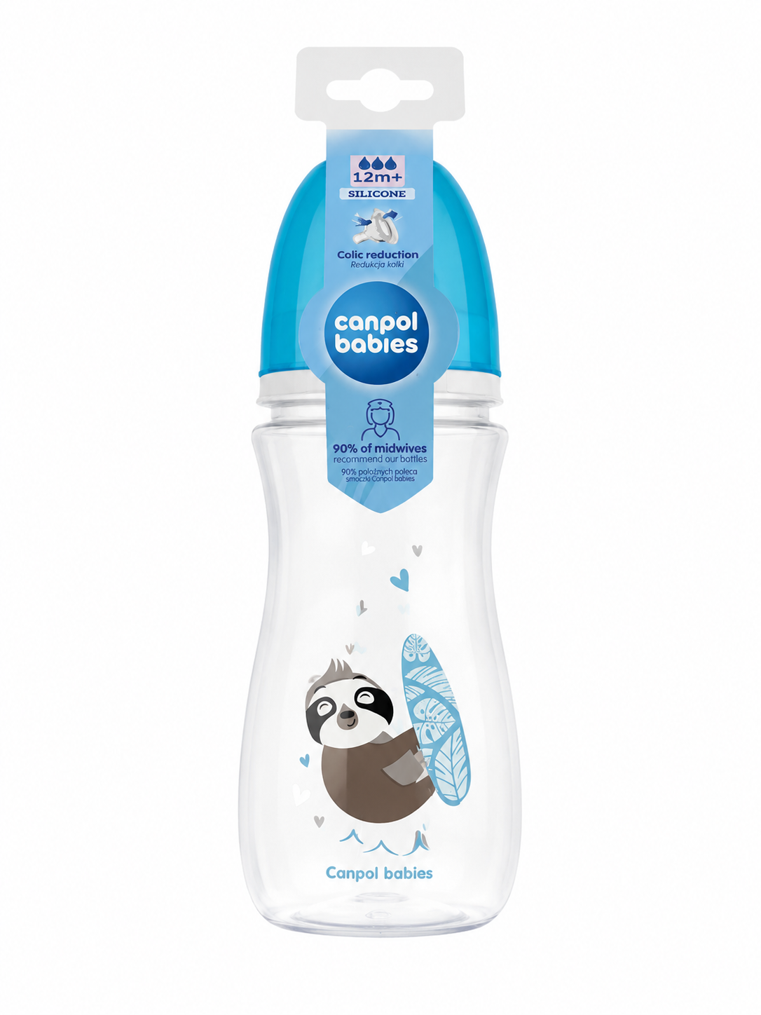 Canpol Babies Anti-Colic Flasche 240 ml, Blau
