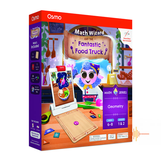 Osmo Math Wizard: Fantastic Food Truck – Geometrie-Lernspiel (6–8 Jahre)