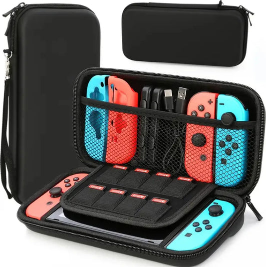 Switch On: Nintendo Switch Hartschalen-Tasche – Schwarz